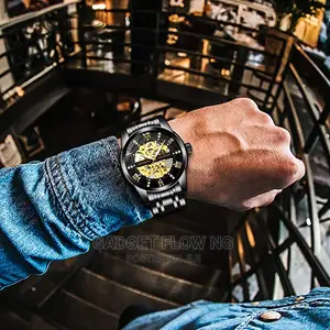 Men's Luxury Mechanical Stainless Steel Waterproof Watch
