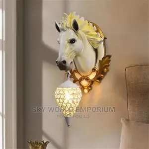 Resin Horse Wall Lamp