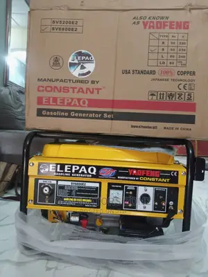 Brand New Sv6800e2 4.5kva Elepaq Constant Generator