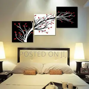 3in1 Set of Colourful Tree Wall Art