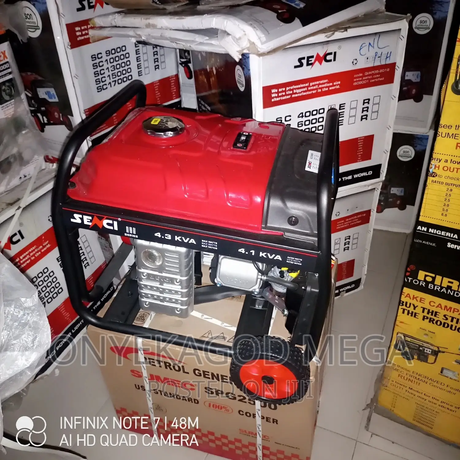 Senci Remote Control Generator 4.3kva