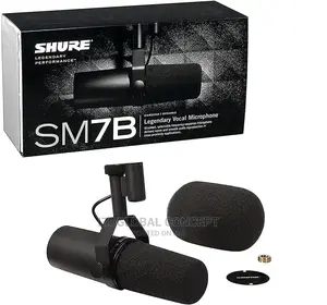 SHURE Sm7b Vocal Dynamic Microphone for Broadcast