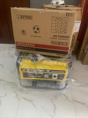 Elepaq 4.5kva Generator Sv7800- Brand New, MANUAL