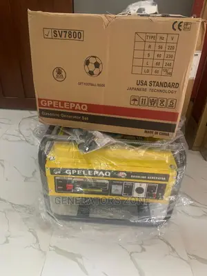 Elepaq 4.5kva Brand New Generator -Manual Sv7800
