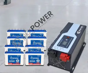 7.5kva/48v Pure Sine Wave Inverter With 8 Tubular Batteries