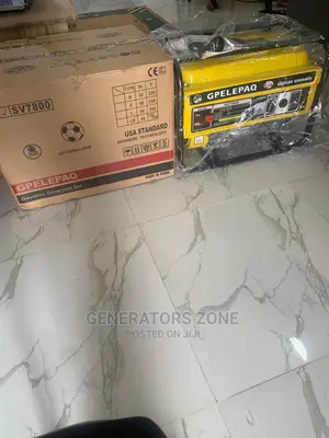 Elepaq 4.5kva Manual Generator Sv7800 Rated 4.5kva Capacity