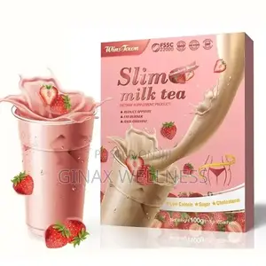 Slim Milk Tea (Strawberry Flavour) 4 Weight,Appetite Control