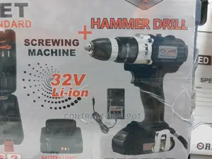 32V POWER Cordless Drill With Hammer Drill