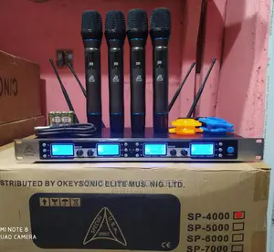 4in1 Uhf Professional Selectable Wireless Microphone System