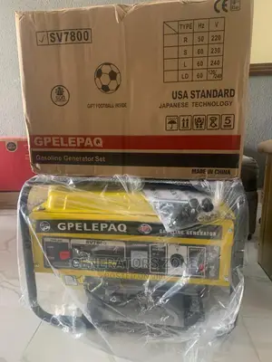 Elepaq Manual Sv7800 Rated 4.5kva Gasoline Generator.