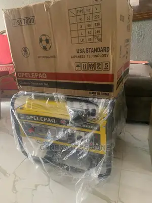 Sv7800 Elepaq Manual Generator Rated 4.5kva- Brand New