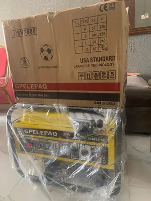 Elepaq 4.5kva Manual Generator Sv7800 - Yellow Tank