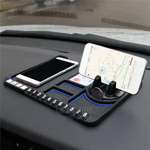 Multifunctional Car Anti-Slip Number Mat- Red Blue