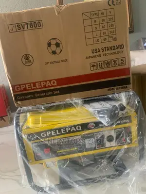 Brand New Elepaq 4.5kva Manual Yellow Tank Generator