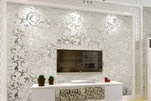Glittering Silver Wallpaper