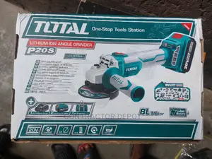 Cordless Angle Grinder With Battery and Charger
