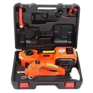 Electric Hydraulic Floor Jack - Tire Inflator Pump Wrench