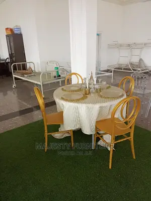 Plastic Gold Dior Chair