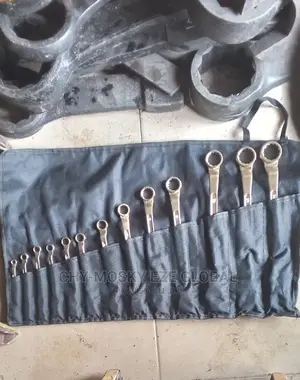 Brass/Non Spark Ring Spanner Set