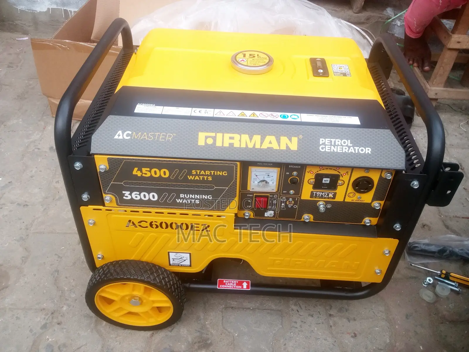 Firman Strong Generator. AC6000E2