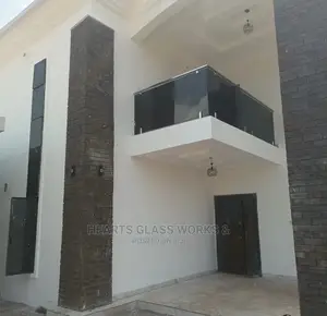 10mm Tempered Grey Glass Balustrade Railings System.