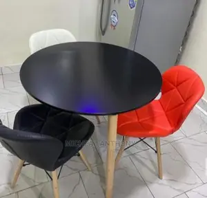 Dining Table By Three With New Design Chairs