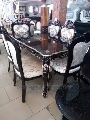Royal Dining Table With Six Chairs