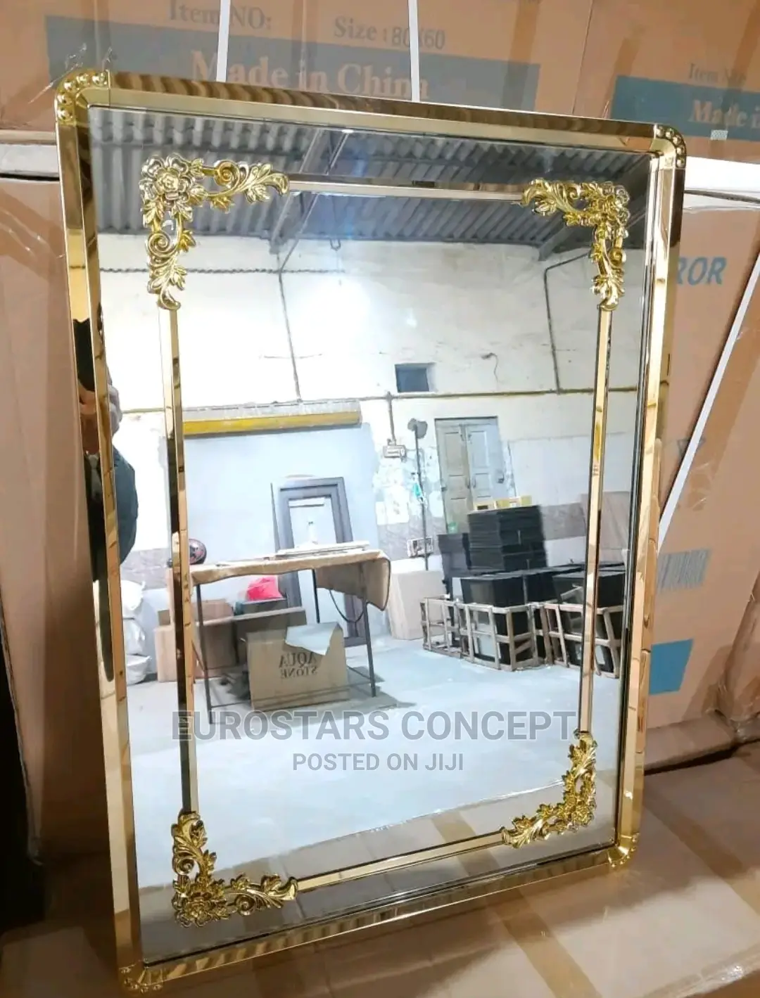 Gold Frame Mirror
