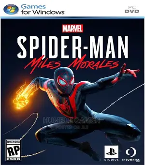 Marvels Spider-Man Miles Morales DVD Discs PC/Laptop Gamesp