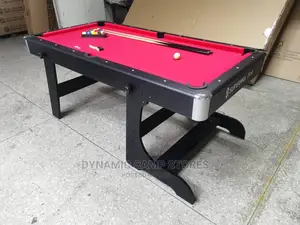6ft Foldable Snooker With Red Felt