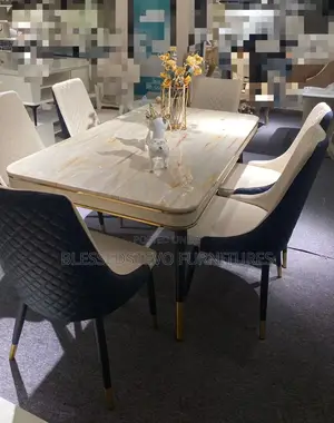 Marble Dining Table With 6 Chairs