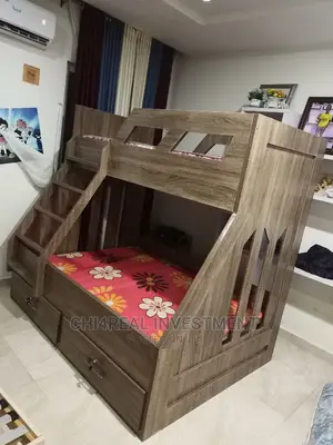 3ft and 4.5ft by 6ft WOODEN BUNK BED