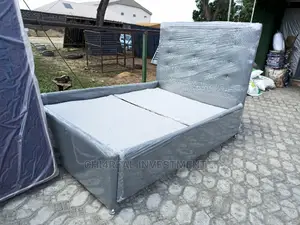 4.5 by 6 Leather Quality Bedframe