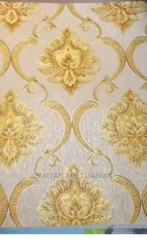Embroidered Wallpaper