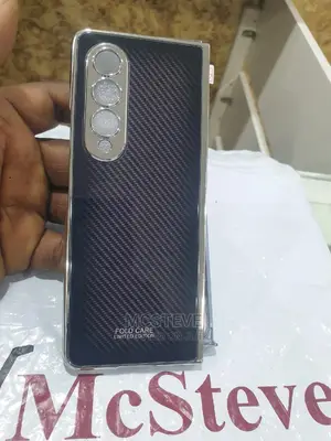 Samsung Galaxy Z Fold 4 Silver Shining Case Cover