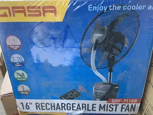 Qasa 16” Rechargeable Mist Fan