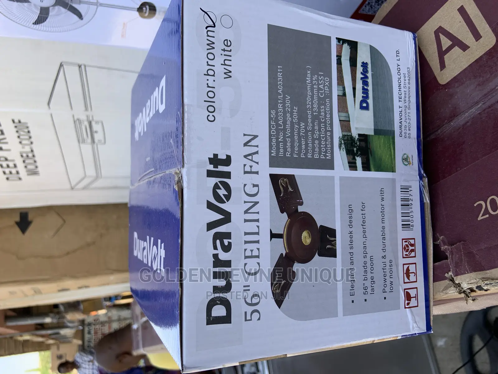 Duravolt 56” Ceiling Fan