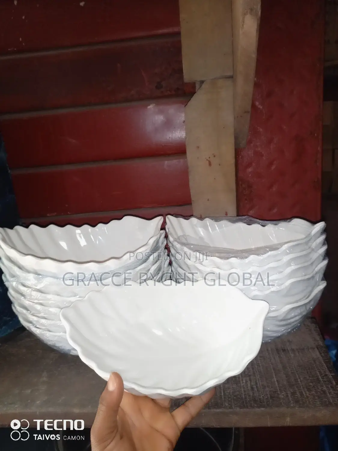 6pcs Leaf Shape Soup Bowl