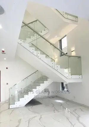 10mm Plain Glass Indoor Balustrade ( Newly Installed )