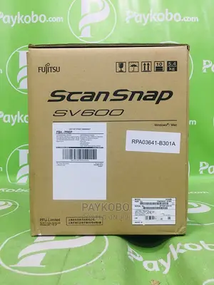 Fujitsu Scansnap Sv600 Overhead Book and Document Scanner