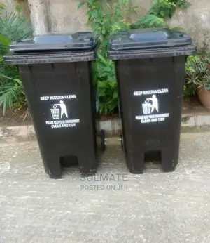 240 Litres Happy Family Plastic 2 Wheels Refuse Bin