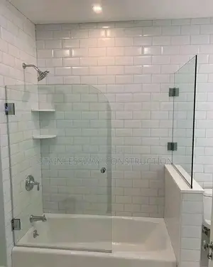 Arc Fix Shower Cubicle Bath Glass