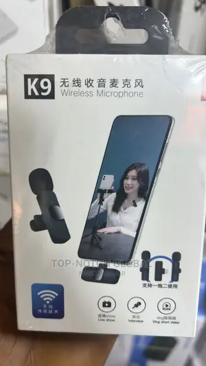  Wireless Double Microphone 2 in 1