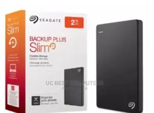 Seagate Backup Plus Slim External Hard Drive - 2TB