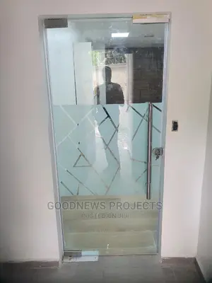 Frameless Frosted Swing Glass Door