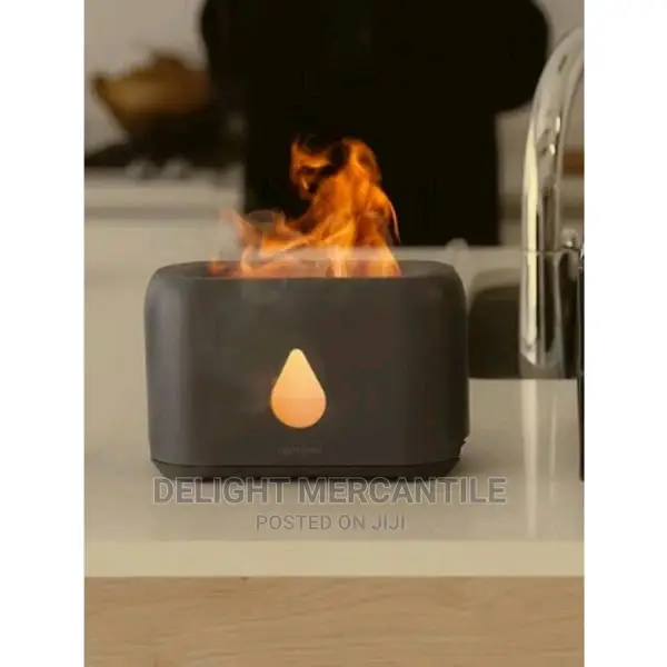 3D Flame Aroma Diffuser Humidifier With Remote