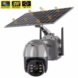 5star: HD 3MP Wireless Wifi 4G Solar Panel Powered Camera