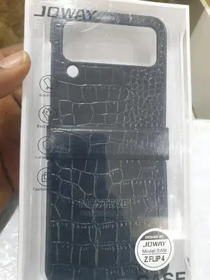Croc Case Cover for Samsung Galaxy Z Flip 4 Black