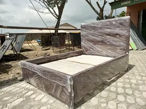 4.5 by 6 Leather Quality Bedframe