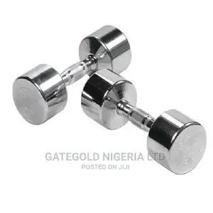 Gategold JDB03C-7 7KG Pro Chrome Dumbbell - In Pairs